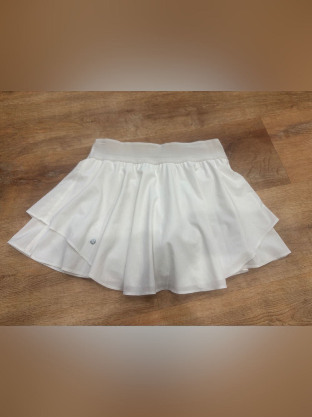 lululemon athletica White Layered Athletic Mini Skirt